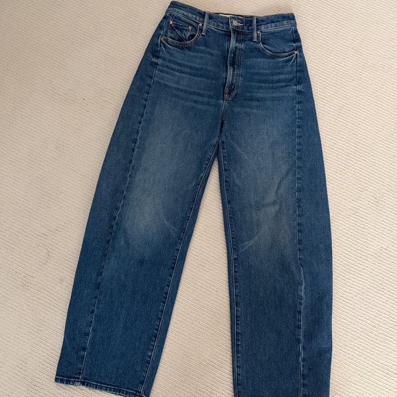 MOTHER It's A Small World Full Pipe Flood Jeans Size 26 - Picture 2 of 3